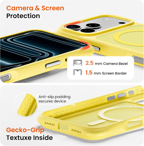 ORNARTO 17 7X 17 6.9", Magnetic for iPhone Pro Max Case, Military-Grade Drop Protection, Compatible with MagSafe, Slim