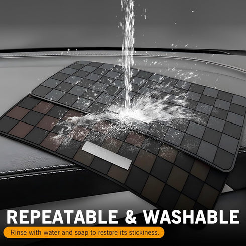 Opuweiy 11.8 5.9 Car Anti-Slip Pad, Multifunctional Dash Mat, Central Control Instrument Table Mobile Phone Fixing Glue