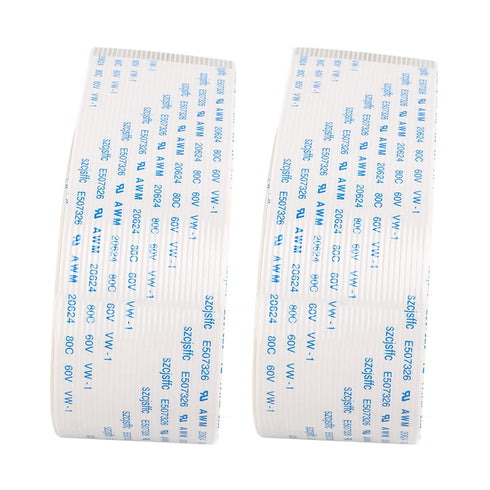 2Pcs Flexible Flat Data Cable for XP600 TX800 Printhead, 30cm Thickened Printer Cable