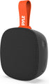 PyleUsa Portable Bluetooth Mini Loud Speaker, TWS Stereo, Strong Bass, IPX7 Waterproof, Supports Micro SD/TF/AUX for