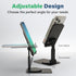 SenseAGE Rotatable Cell Phone Stand, Adjustable Folding Cell Phone Stand for Desk, Home Office Mobile Stand, Desktop