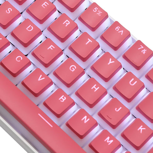 Happy Balls Pudding Keycaps Set, Translucent PBT OEM Profile for Mechanical Keyboard Compatible with Cherry MX