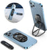 Phone Ring Holder with Car Magnetic Mount, Metal Phone Ring Finger Kickstand for iPhone, iPad, Smartphones