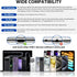 Open Ear Headphones Wired for Samsung S24 Ultra, USB Type C Earphone with Mic, Over Ear Wired Earbuds