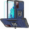 Samsung S20 FE Case, Galaxy S20 FE 5G with Screen Protector, Military Grade 360° Rotatable Kickstand Shockproof