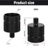 Xyembu 2PCS 5/8-11 1/4 Tripod Adapter Female to Male Laser Level Tripod Conversion Thread for Various Photography