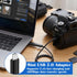 Xelsluthe 4pack Cam,Mp3 Mini USB to USB C Adapter, Usbc to USBA dapter USB-Mini to-Usbc Adapter Supports Charge & Data