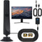 Generic TV Antenna, HD Digital Antenna/Signal Booster with Crisp HDTV Display Remote, Indoor