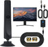 Generic TV Antenna, HD Digital Antenna/Signal Booster with Crisp HDTV Display Remote, Indoor