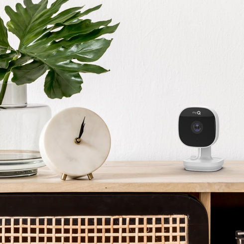 myQ Smart Indoor Security Camera – 1080p HD Video, Night Vision, Motion Detection, Two-Way Audio, Smartphone Control
