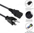 3 Prong Power Cord Replacement for for Viewsonic PJ452 PJD5155 VX2452MH N1930W VA2759-SMH VA2033-LED DiamaniDuo Optiquest Q9 Projector Monitor Power Cord 8ft C13 AC Cable