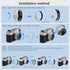 Haoge LH-X53W 3in1 Lens Hood with Adapter Ring and Cap Set for Fujifilm x100vi, X70, X100 Series Cameras