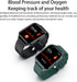 Smart Watch for Men Women, 1.85" Fitness Tracker with Heart Rate, Blood Oxygen, Pedometer, 100+ Sport Modes, Black