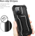 FITO Dual Layer Shockproof Case for iPhone 11 and iPhone XR, with Screen Protector and Built-in Kickstand (Black)