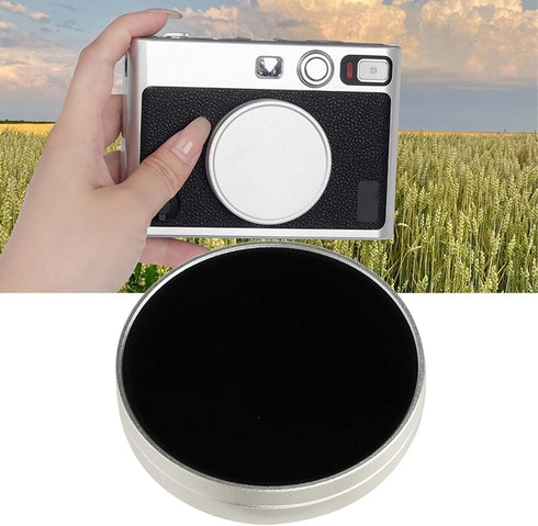 Dustproof Aluminum Alloy Portable Lens Cap, Waterproof Cover for Instax Mini EVO Camera Lens