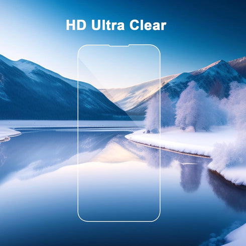 SIBEITU iPhone 13 Screen Protector 3 Pack with 3 Camera Lens Protectors, 6.1" HD Clear, 9H Hardness, Scratch Resistant.