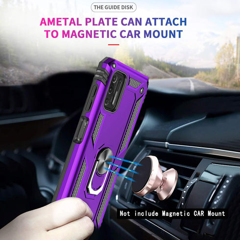 LeYi for Moto G Stylus Phone Case 2021, with 2 Tempered Glass Screen Protector, Military Grade with Kickstand