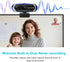 ceabulila 1080P 60FPS Streaming Webcam with Autofocus, Microphone, RGB Light and Tripod, USB Camera for PC/Mac, Plug