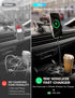 CHGeek Wireless Car Charger with Phone Holder Mount, 15W Fast Charging for Car Accessories