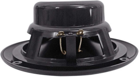 Rockville Rmc65b Pair 6.5 Inch 600 Watt Waterproof Marine Boat Speakers - 2-Way Black