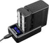 Kastar 4-Pack NP-F570 Battery and LED2 USB Charger for CCD-TR Series Cameras, Compatible with Multiple Models