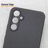 TENOC Phone Case for Samsung Galaxy A54 5G - Black Case Anti-Fingerprint Protective Bumper Matte Cover