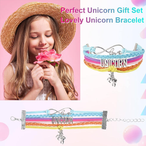 QearFun Unicorn Headphones for Kids - Wired, Noise Cancelling, Adjustable, with Microphone & 3.5mm Jack for