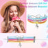 QearFun Unicorn Headphones for Kids - Wired, Noise Cancelling, Adjustable, with Microphone & 3.5mm Jack for