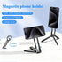 GcwJovialite 17-12, N52 360 Magnetic Phone Tripod Stand for iPhone Magnet, Portable ABS Holder, Rotation, MagSafe