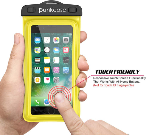 PunkBag Waterproof Phone Pouch, Universal Floating Dry Case for Most Cell Phones, iPhone 8 Plus & Samsung Galaxy S9