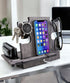 Greta Oto Wood Phone Docking Station for Men | Nightstand Bedside Desk Organizer | Best Personalized Idea for Father's