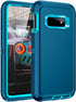 Galaxy S10e Case for Samsung, Shockproof Dustproof 3-Layer Heavy Duty Protection Cover, Turquoise