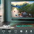 WTONISY Mini Projector, 720P Native Home Video Projector, 1080P Supported Film Projector with HDMI VGA AV USB Port