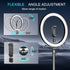 SHSY LVSEZM 10" 10" 60" 3 Selfie Ring Light with Stand and Selfie Stick, Color Light Adjustment Suitable for Phones