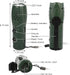 Hand Crank Flashlight with Emergency Radio, Portable USB Charging LED Torch for Camping and Hiking