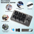 Macro Pad Macro Keyboard Programmable Keypad, Customized 6-Key Mini Mechanical Gaming Keyboard, One Handed Keyboard BT