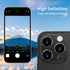 iPhone 14 Pro & Pro Max Camera Lens Protector - Silver, Anti-Scratch Tempered Glass, Shockproof Full Protection.