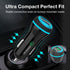 MOCA 51W Fast Charger for iPhone, USB C Dual Ports with 2pcs 3.3ft A-P/C-P Cable Car Charger Adapter for iPhone 13 12