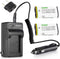 Kastar Battery (2-Pack) and Charger Kit for Kodak KLIC-8000, Compatible with Kodak Cameras