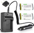 Kastar Battery (2-Pack) and Charger Kit for Kodak KLIC-8000, Compatible with Kodak Cameras