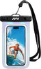 JOTO Universal Waterproof Phone Pouch, Cellphone Dry Bag Case for iPhone 15, Galaxy S23, Pixel up to 7" - Sparkle