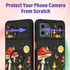 2in1 Cute Girls Phone Cover for Motorola Moto G 5G 2023, Unique Mushroom Design with Camera Cover and Ring Stand
