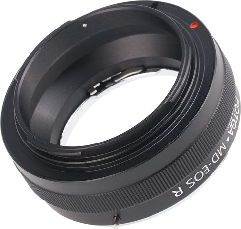 FOTGA MD-EOSR Lens Mount Adapter Ring for Minolta MD Lens to R3 R5 R5C R6 Mark II R7 R8 R10 R50 R100 RP Camera, Compatible with Canon EOS R Mount Series Mirrorless Camera