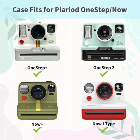 Camera Case for Polaroid OneStep 2VF/Now+ Camera, Hard Carrying Case Protective EVA Storage Bag for One Step+/Now/Now+ Plus 2nd I-Type Instant Film Camera with Shoulder Strap