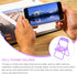 ARTIBETTER 10pcs Folding Cartoon Chair Phone Stands Desktop Cell Phone Holder Portable Creative Brackets for Home