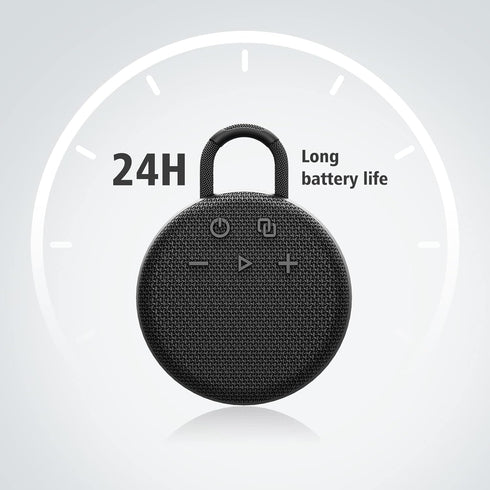 MusiBaby Waterproof Bluetooth Shower Speaker, Portable with True Wireless Stereo, Bluetooth 5.2, 1500 Mins Playtime