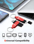 MOSDART 64GB Fast USB C Dual Flash Drive with Keychain - 2 in 1 OTG USB 3.1 Type-C Memory Stick