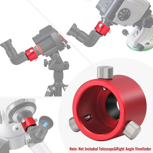 Tydeux Right Angle Viewfinder Metal Adapter for Polar Scope - Works Extremely Well with Viewfinder which Make Polar