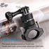 PULUZ Bike Camera Handlebar Mount for GoPro Hero 12/11/10/9/8/7/6, 360 Degree Rotation Aluminum Bicycle Bracket for DJI