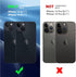 CACOE Dark Blue Magnetic Case for iPhone 13 & 14 (6.1") - Shockproof, Anti-Fingerprint, MagSafe & Car Mount Compatible.